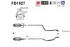 AS FD1027 Soot/Particulate Filter, exhaust system